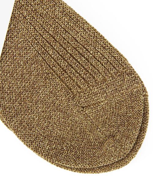 UNITED ARROWS(ユナイテッドアローズ)の「UAW ラメ ロークルー◆(ソックス/靴下・レディース・ゴールド/シルバー/ブラック/その他1・フリー)」の7枚目の写真