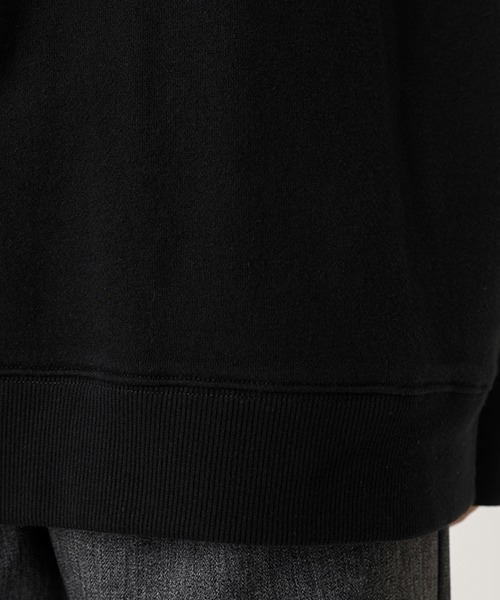 AZUL by moussy（アズールバイマウジー）の「AZUL SWEAT TUNIC/アズールスウェットチュニック（Tシャツ/カットソー・レディース・オフホワイト/ブラック/ベージュ・MEDIUM/SMALL）」の14枚目の写真