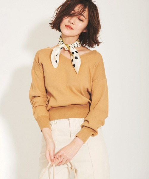 The Virgnia（ザ ヴァージニア）の「総針Vネックニット（ニット