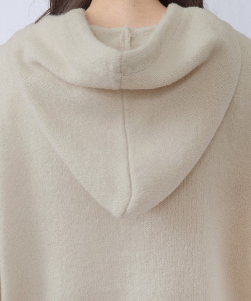 PairPair(ペアペア)の「もちもちニットパーカー(パーカー・レディース・ライトピンク/ライトグリーン/アイボリー・FREE)」の8枚目の写真