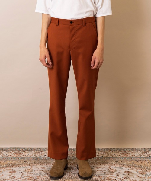 FACTOTUM（ファクトタム）の「【FACTOTUM】ダブルクロスシューカットスラックス（デニムパンツ・メンズ・ブラウン/ブラック/ダークグレー・44/46/48）」の11枚目の写真