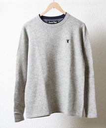 coen | ラムウールクルーネックニットプルオーバー(ニット/セーター)