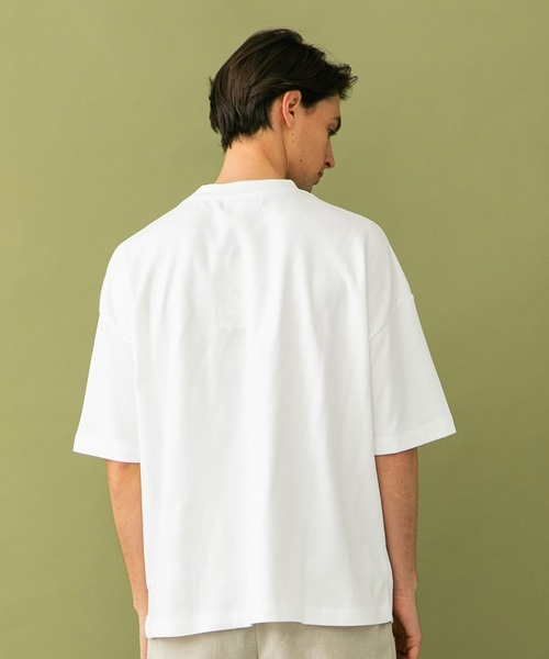 UNITED TOKYO（ユナイテッドトウキョウ）の「ダブルフェイスＳＵＶＩＮオーバーＴＥＥ（Tシャツ/カットソー・メンズ・ブラック/ベージュ/オフホワイト/グリーン・1/2/3）」の17枚目の写真