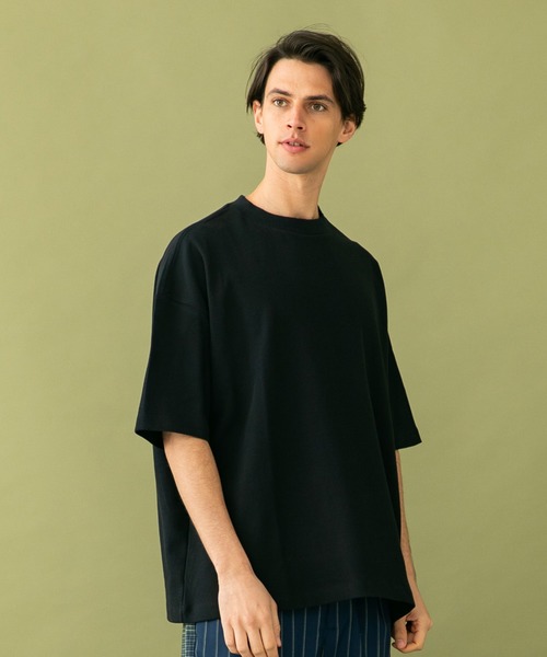 UNITED TOKYO（ユナイテッドトウキョウ）の「ダブルフェイスＳＵＶＩＮオーバーＴＥＥ（Tシャツ/カットソー・メンズ・ブラック/ベージュ/オフホワイト/グリーン・1/2/3）」の19枚目の写真