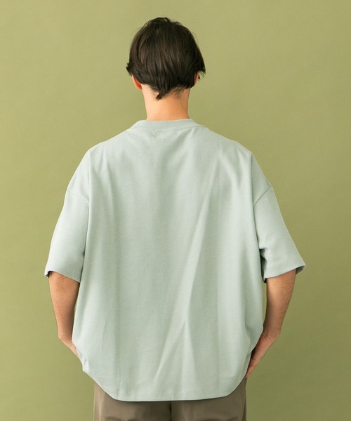 UNITED TOKYO（ユナイテッドトウキョウ）の「ダブルフェイスＳＵＶＩＮオーバーＴＥＥ（Tシャツ/カットソー・メンズ・ブラック/ベージュ/オフホワイト/グリーン・1/2/3）」の12枚目の写真