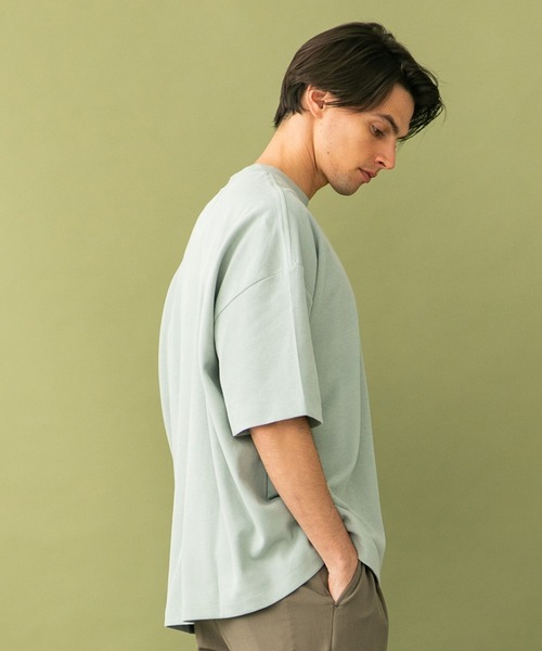 UNITED TOKYO（ユナイテッドトウキョウ）の「ダブルフェイスＳＵＶＩＮオーバーＴＥＥ（Tシャツ/カットソー・メンズ・ブラック/ベージュ/オフホワイト/グリーン・1/2/3）」の20枚目の写真