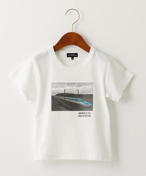 green label relaxing(グリーンレーベルリラクシング)の「〔吸水速乾〕HAYABUSA Tシャツ(Tシャツ/カットソー・キッズ・オフホワイト・105/135/115/125/95)」の1枚目の写真