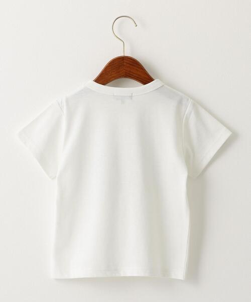 green label relaxing(グリーンレーベルリラクシング)の「〔吸水速乾〕HAYABUSA Tシャツ(Tシャツ/カットソー・キッズ・オフホワイト・105/135/115/125/95)」の3枚目の写真