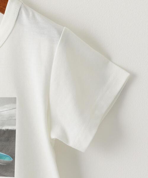 green label relaxing(グリーンレーベルリラクシング)の「〔吸水速乾〕HAYABUSA Tシャツ(Tシャツ/カットソー・キッズ・オフホワイト・105/135/115/125/95)」の7枚目の写真