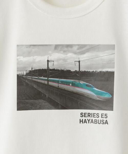 green label relaxing(グリーンレーベルリラクシング)の「〔吸水速乾〕HAYABUSA Tシャツ(Tシャツ/カットソー・キッズ・オフホワイト・105/135/115/125/95)」の5枚目の写真