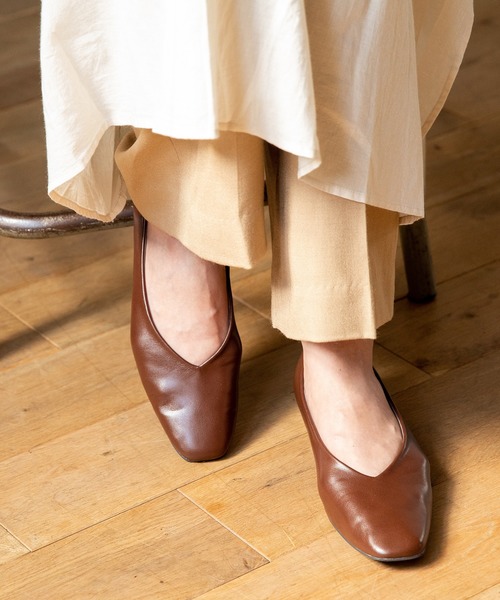 セール スクエアトゥソフトフラット 4 2574 Jelly Beans ジェリービーンズ パンプス Jelly Beans ジェリービーンズ のファッション通販 Zozotown