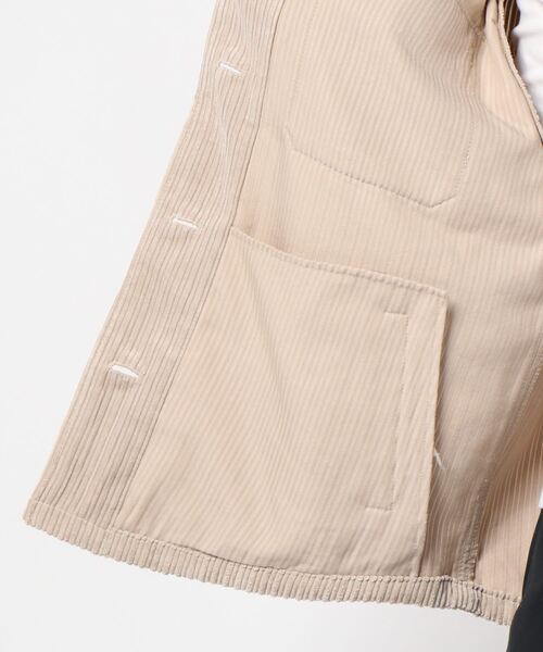 RAG MACHINE（ラグマシーン）の「【RAG MACHINE】ゆったりランダムコールＣＰＯシャツ（シャツ/ブラウス・レディース・ライトベージュ/ブラウン・M/L）」の4枚目の写真