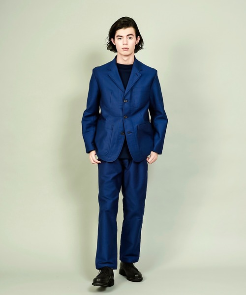 Le Sans Pareil Traditional Homme ルサンパレイユ Lapelied Cotton Moleskin Traditional Lapelied Work Jacket Homme コットンモールスキントラディショナルラペルワークジャケットオム セットアップ対応 テーラードジャケット Le Sans Pareil ル サン