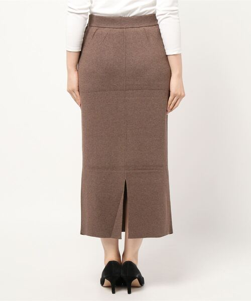 LOWRYS FARM（ローリーズファーム）の「１２Ｇメランジタイトスカート　918278（スカート・レディース・ブラウン/ブルー/ブラック/アイボリー・FREE）」の18枚目の写真