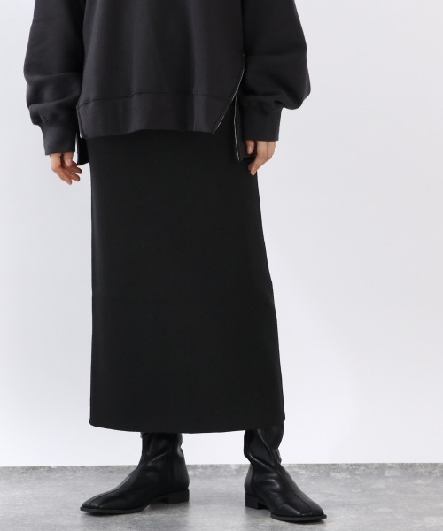 LOWRYS FARM（ローリーズファーム）の「１２Ｇメランジタイトスカート　918278（スカート・レディース・ブラウン/ブルー/ブラック/アイボリー・FREE）」の3枚目の写真