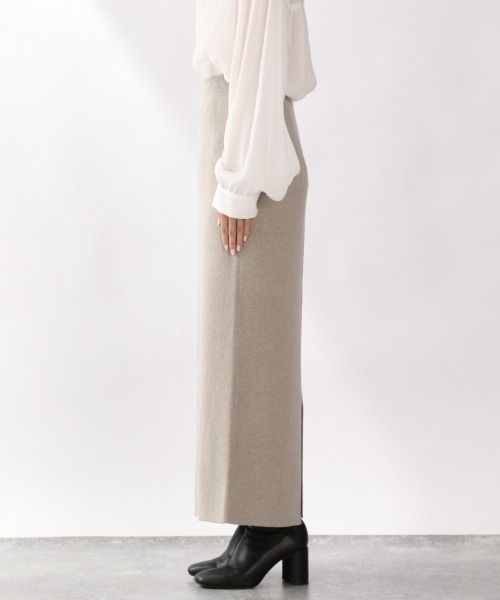 LOWRYS FARM（ローリーズファーム）の「１２Ｇメランジタイトスカート　918278（スカート・レディース・ブラウン/ブルー/ブラック/アイボリー・FREE）」の8枚目の写真