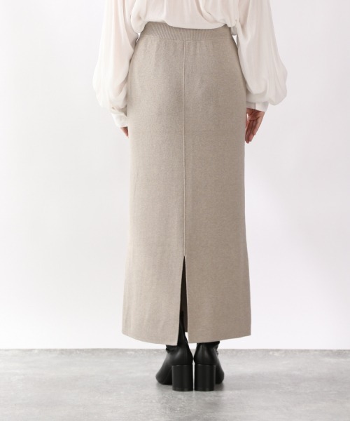 LOWRYS FARM（ローリーズファーム）の「１２Ｇメランジタイトスカート　918278（スカート・レディース・ブラウン/ブルー/ブラック/アイボリー・FREE）」の9枚目の写真