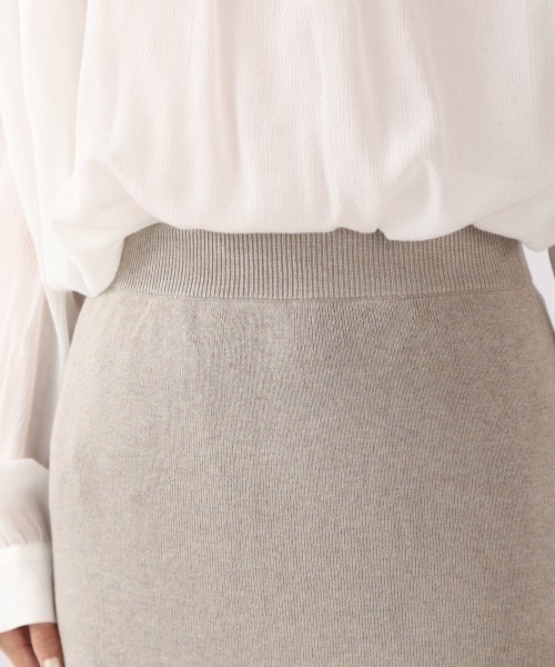 LOWRYS FARM（ローリーズファーム）の「１２Ｇメランジタイトスカート　918278（スカート・レディース・ブラウン/ブルー/ブラック/アイボリー・FREE）」の10枚目の写真