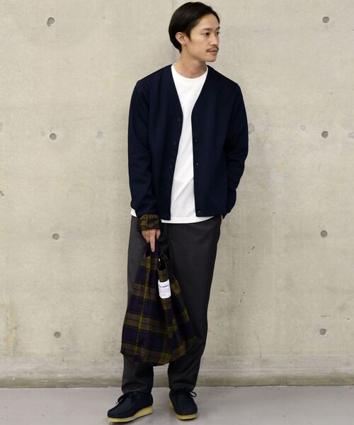 SHIPS(シップス)の「KINLOCH ANDERSON: チェック柄 ショッピング バッグ (サブバッグ/エコバッグ)(エコバッグ/サブバッグ・メンズ・ブラック/オリーブ/ベージュ・ONE SIZE)」の5枚目の写真