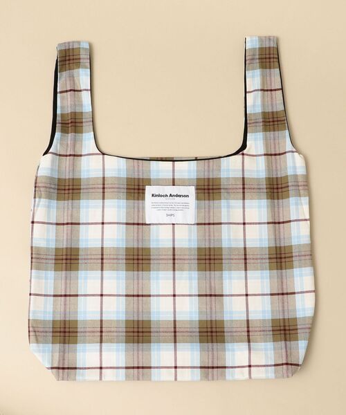 SHIPS(シップス)の「KINLOCH ANDERSON: チェック柄 ショッピング バッグ (サブバッグ/エコバッグ)(エコバッグ/サブバッグ・メンズ・ブラック/オリーブ/ベージュ・ONE SIZE)」の13枚目の写真