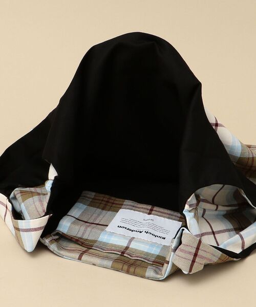 SHIPS(シップス)の「KINLOCH ANDERSON: チェック柄 ショッピング バッグ (サブバッグ/エコバッグ)(エコバッグ/サブバッグ・メンズ・ブラック/オリーブ/ベージュ・ONE SIZE)」の11枚目の写真