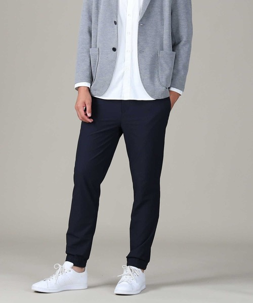 PLUS ONE（プラスワン）の「【PLUS ONE】ストレッチナイロンジョグパンツ（その他パンツ・メンズ・ブラック/ネイビー・S/M/L/XL）」の7枚目の写真