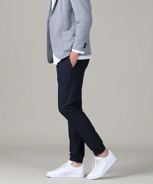 PLUS ONE（プラスワン）の「【PLUS ONE】ストレッチナイロンジョグパンツ（その他パンツ・メンズ・ブラック/ネイビー・S/M/L/XL）」の8枚目の写真