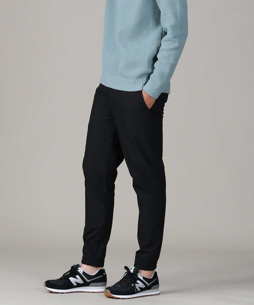 PLUS ONE（プラスワン）の「【PLUS ONE】ストレッチナイロンジョグパンツ（その他パンツ・メンズ・ブラック/ネイビー・S/M/L/XL）」の4枚目の写真