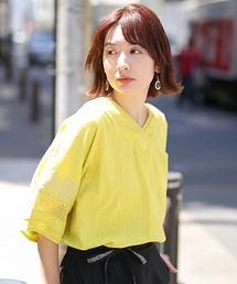 チチカカ | ハンドラクノウ刺繍 プルオーバー(Tシャツ/カットソー)