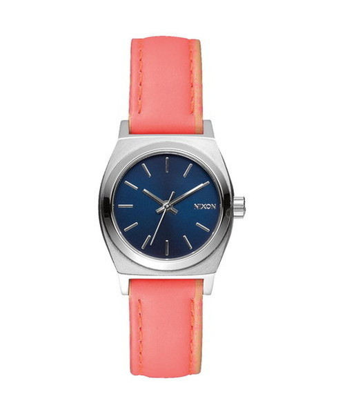 NIXON(ニクソン)の「THE SMALL TIME TELLER LEATHER(アナログ腕時計・レディース・ブラック×ゴールド/ピンクゴールド/その他/その他1/コーラル/ゴールド系その他/ホワイト×ネイビー/ブラウン系その他/ターコイズブルー/イエロー系その他/ピンク系その他/その他2/その他3/ブラック×ブルー/ホワイト系その他/その他35・FREE/SMALL)」の9枚目の写真