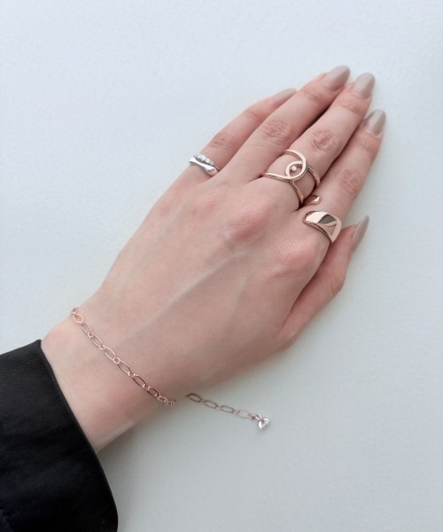 Jouete（ジュエッテ）の「ピンキーリング ジルコニア（リング・レディース・イエローゴールド/プラチナム・5号/3号/1号/7号）」の3枚目の写真