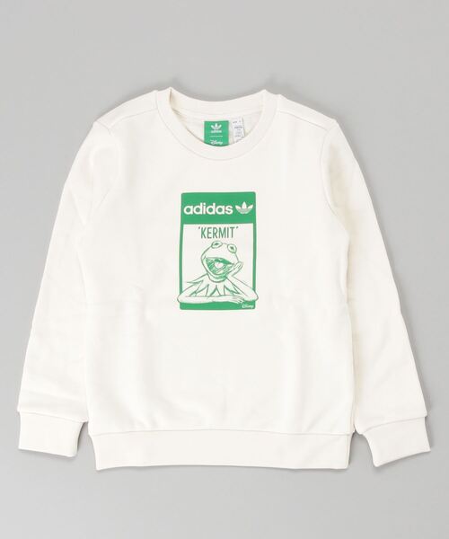 adidas（アディダス）の「カーミット クルースウェット [CREW