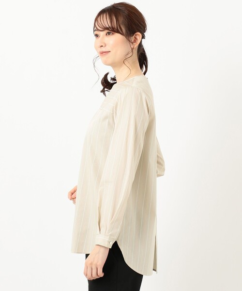 J.PRESS Ladies(J.プレス レディス)の「【洗える】SOMELOS ANGEL プルオーバー ブラウス(シャツ/ブラウス・レディース・サックスブルー系1/ベージュ系1/ホワイト系1・XS)」の14枚目の写真