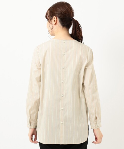 J.PRESS Ladies(J.プレス レディス)の「【洗える】SOMELOS ANGEL プルオーバー ブラウス(シャツ/ブラウス・レディース・サックスブルー系1/ベージュ系1/ホワイト系1・XS)」の15枚目の写真