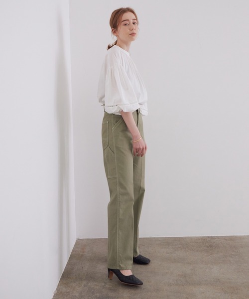 MADEMOISELLE ROPE'(マドモアゼル ロペ)の「【秋まで使える】キルティングスクエアトゥパンプス(パンプス・レディース・オフホワイト/ブラック・35.5/36.5/37.5)」の12枚目の写真