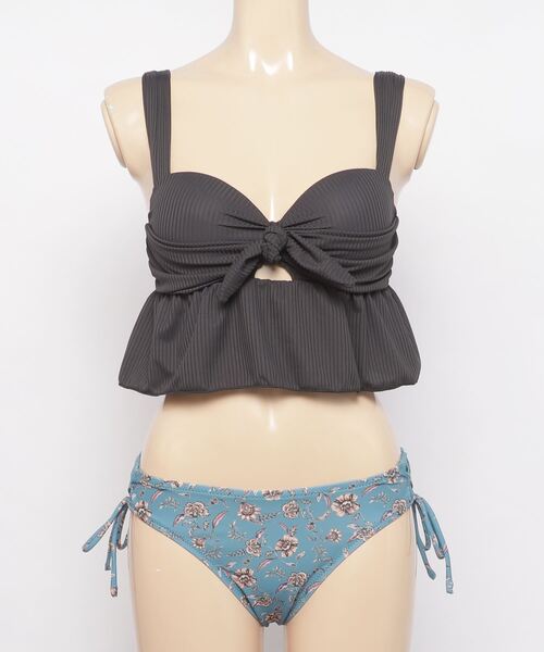 TOTASU ELEVEN（トータスイレブン）の「【ムラサキスポーツ別注】TOTASU ELEVEN/トータスイレブン  リボンフリルビキニ  12532（水着・レディース・ブラック/ベージュ/オレンジ・9号）」の19枚目の写真