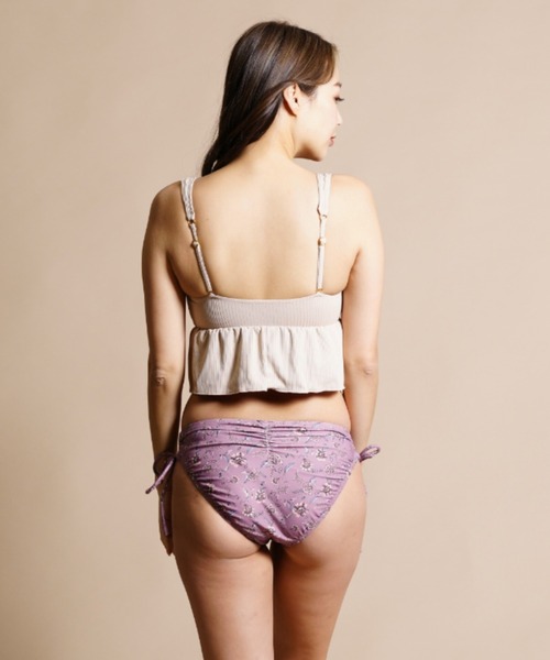 TOTASU ELEVEN（トータスイレブン）の「【ムラサキスポーツ別注】TOTASU ELEVEN/トータスイレブン  リボンフリルビキニ  12532（水着・レディース・ブラック/ベージュ/オレンジ・9号）」の22枚目の写真