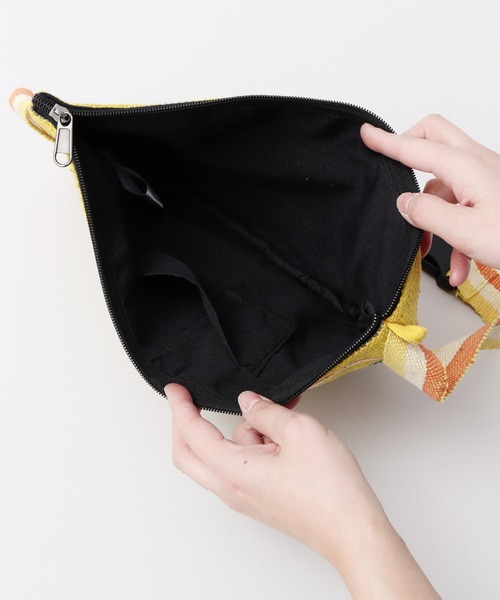 チャイハネ（チャイハネ）の「【チャイハネ】ティパールボディバッグ（ボディバッグ/ウエストポーチ・メンズ・ベージュ/パープル/グレー/レッド/イエロー/ブルー・FREE）」の8枚目の写真