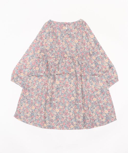 Catherine Cottage（キャサリンコテージ）の「フローラルプリントコットンワンピース（ワンピース・キッズ・ホワイト/グレー/ブルー/グリーン/コーラルピンク/ブラウン・110/120/130/140/150）」の12枚目の写真