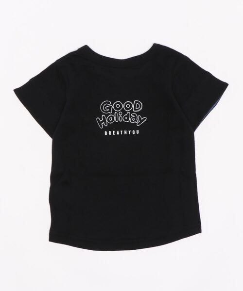 FARM（ファーム）の「ﾊｲｼｮｸﾎﾟｹTｼｬﾂ（Tシャツ/カットソー・キッズ・ブラック/イエロー・120cm/130cm/100cm/140cm/110cm/150cm）」の3枚目の写真