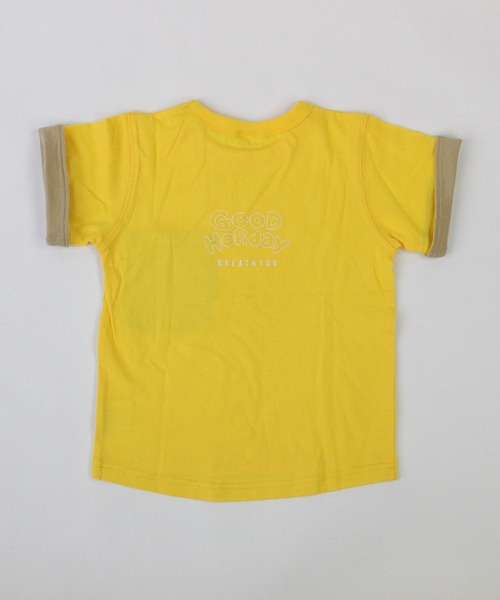 FARM（ファーム）の「ﾊｲｼｮｸﾎﾟｹTｼｬﾂ（Tシャツ/カットソー・キッズ・ブラック/イエロー・120cm/130cm/100cm/140cm/110cm/150cm）」の8枚目の写真