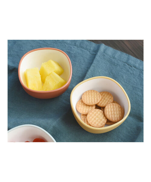 こども ビームス(コドモビームス)の「KINTO / bonbo スナックボウル(お弁当箱・キッズ・サックスブルー/オレンジ/イエロー・ONE SIZE)」の6枚目の写真
