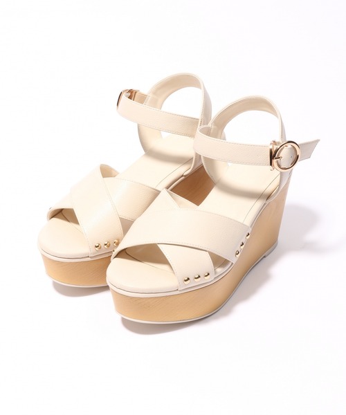 Heather（ヘザー）の「アツゾコクロスサンダル　938313（サンダル・レディース・ブラック/アイボリー/シルバー/ゴールド・S/M/L）」の5枚目の写真