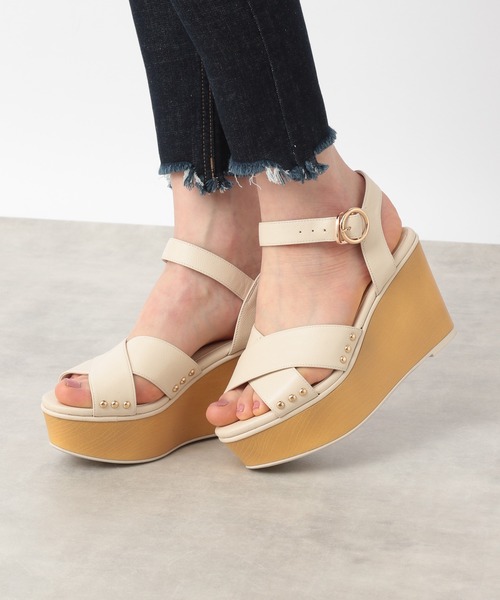 Heather（ヘザー）の「アツゾコクロスサンダル　938313（サンダル・レディース・ブラック/アイボリー/シルバー/ゴールド・S/M/L）」の13枚目の写真