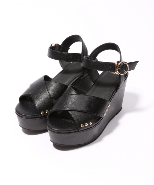 Heather（ヘザー）の「アツゾコクロスサンダル　938313（サンダル・レディース・ブラック/アイボリー/シルバー/ゴールド・S/M/L）」の10枚目の写真