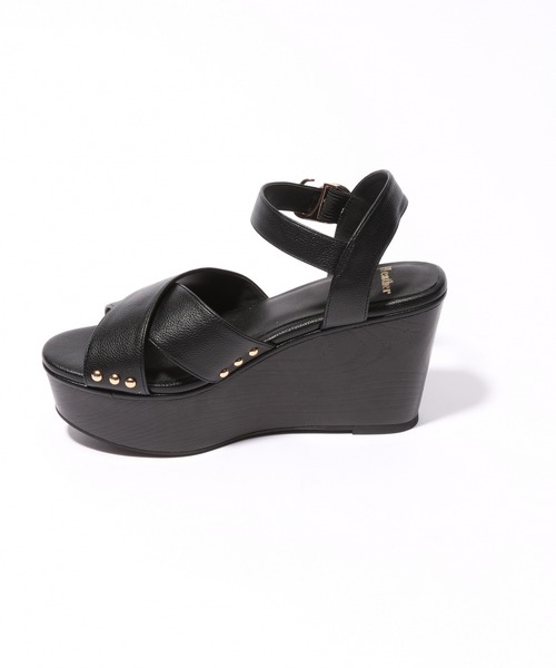 Heather（ヘザー）の「アツゾコクロスサンダル　938313（サンダル・レディース・ブラック/アイボリー/シルバー/ゴールド・S/M/L）」の15枚目の写真