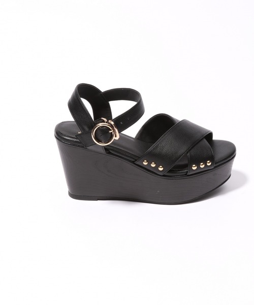 Heather（ヘザー）の「アツゾコクロスサンダル　938313（サンダル・レディース・ブラック/アイボリー/シルバー/ゴールド・S/M/L）」の8枚目の写真