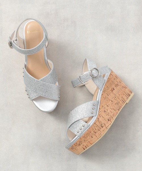 Heather（ヘザー）の「アツゾコクロスサンダル　938313（サンダル・レディース・ブラック/アイボリー/シルバー/ゴールド・S/M/L）」の18枚目の写真