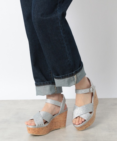 Heather（ヘザー）の「アツゾコクロスサンダル　938313（サンダル・レディース・ブラック/アイボリー/シルバー/ゴールド・S/M/L）」の17枚目の写真