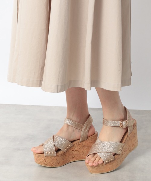 Heather（ヘザー）の「アツゾコクロスサンダル　938313（サンダル・レディース・ブラック/アイボリー/シルバー/ゴールド・S/M/L）」の16枚目の写真